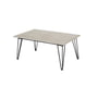 Bloomingville - Mundo Table basse, 90 x 60 cm, béton / gris
