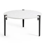 TipToe - Table basse VENEZIA Ø 80 cm, noir graphite