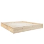 Karup Design - Ziggy cadre de lit avec sommier à lattes et rangement, 180 x 200 cm, pin laqué clair