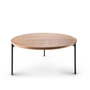 Eva Solo - Savoye Table basse, Ø 90 x H 42 cm, chêne naturel / noir