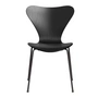 Fritz Hansen - Série 7 chaise, monochrome noir / frêne teinté noir