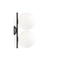 Flos - IC C / W1 DOUBLE applique et plafonnier, noir