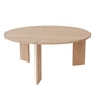 OYOY - Table basse OY, Ø 90 x H 40 cm, chêne naturel
