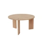 OYOY - Table basse OY, Ø 65 x H 36 cm, chêne naturel