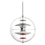 Verpan - VP Globe Lampe suspendue Ø 40 cm, aluminium / transparent