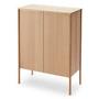 Fritz Hansen - Skagerak Jut High Cabinet, chêne huilé / laiton