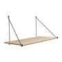 We Do Wood - Loop Shelf chêne / noir acier