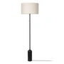 Gubi - Lampadaire Gravity, toile / acier noir