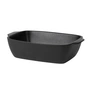 Broste Copenhagen - Vig Plat à four, 25,5 x 16,5 cm, antique black