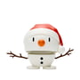 Hoptimist - Small Santa Snowman , blanc