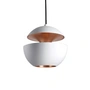 Dcw - Voici la lampe pendentif sun 250, blanc / cuivre