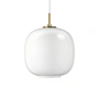 Louis Poulsen - VL45 Radiohus Lampe à suspendre, Ø 25 cm, laiton / blanc opale