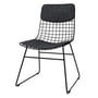 HKliving - Rembourrage pour Wire Chair, noir