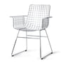 HKliving - Wire Arm Chair, Chrome