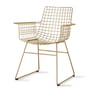 HKliving - Wire Arm Chair, laiton