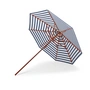 Fritz Hansen - Skagerak Messina Parasol Ø 270 cm, bleu foncé rayé