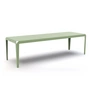 Weltevree - Bended Table Table d'extérieur, 270 x 90 cm, vert pâle (RAL 6021)