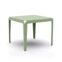 Weltevree - Bended Table Table de bistrot, 90 x 90 cm, vert pâle (RAL 6021)