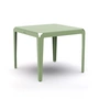 Weltevree - Bended Table Table de bistrot, 90 x 90 cm, vert pâle (RAL 6021)