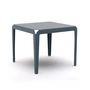 Weltevree - Bended Table Table de bistrot, 90 x 90 cm, gris-bleu (RAL 5008)