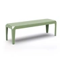 Weltevree - Bended Bench Banc L 140 cm, vert pâle (RAL 6021)