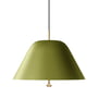 Audo - Levitate Lampe à suspendre, Ø 40 cm, vert sauge (Pantone 5773) / laiton