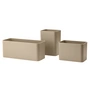 String - Organizer Boîtes, beige (set de 3)