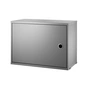 String - Module d'armoire avec porte, 58 x 30 cm, gris
