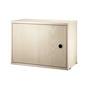 String - Module d'armoire avec porte, 58 x 30 cm, frêne