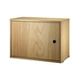 String - Module d'armoire avec porte, 58 x 30 cm, chêne
