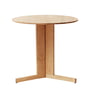 Form & Refine - Trefoil Table, Ø 75 cm, chêne blanc pigmenté