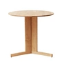Form & Refine - Trefoil Table, Ø 75 cm, chêne blanc pigmenté