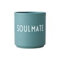 Design Letters - AJ Favourite Tasse en porcelaine, Soulmate / dusty green