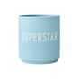 Design Letters - AJ Favourite Tasse en porcelaine, Superstar / soft blue