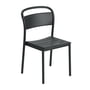 Muuto - Linear Steel Side Chair, noir