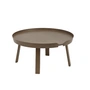 Muuto - Around Table basse, Ø 72 cm, marron foncé