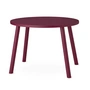 Nofred - Mouse Table d'enfant ovale 64 x 46 cm, bordeaux