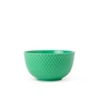 Lyngby Porcelæn - Rhombe Coupe, Ø 11 cm, vert