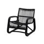 Cane-line - Curve Fauteuil de détente Outdoor, lava grey