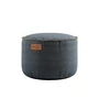 SACK it - RETRO it Canvas Pouf , petrol