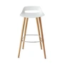 Wilkhahn - Occo Tabouret de bar, hauteur d'assise 65 cm / blanc