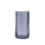 Lyngby Porcelæn - Vase en verre, h 15,5 cm, midnight blue