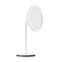 Zone Denmark - Miroir cosmétique avec grossissement 5x et éclairage LED, Ø 18 cm, blanc