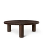 Ferm Living - Post Coffee Side Table Star, Ø 100 cm, Smoked Oak