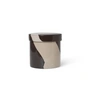 Ferm Living - Inlay Récipient en grès, Ø 14,5 cm, sable / brun