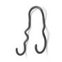 Ferm Living - Curvature Crochet mural double, noir