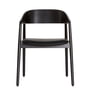 Andersen Furniture - AC2 Chaise, chêne noir / cuir noir