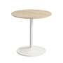Muuto - Soft Table d'appoint, Ø 48 cm, H 48 cm, chêne / off-white