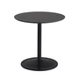 Muuto - Soft Table d'appoint, Ø 48 cm, H 48 cm, noir