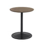 Muuto - Soft Table d'appoint, Ø 41 cm, H 48 cm, chêne fumé / noir